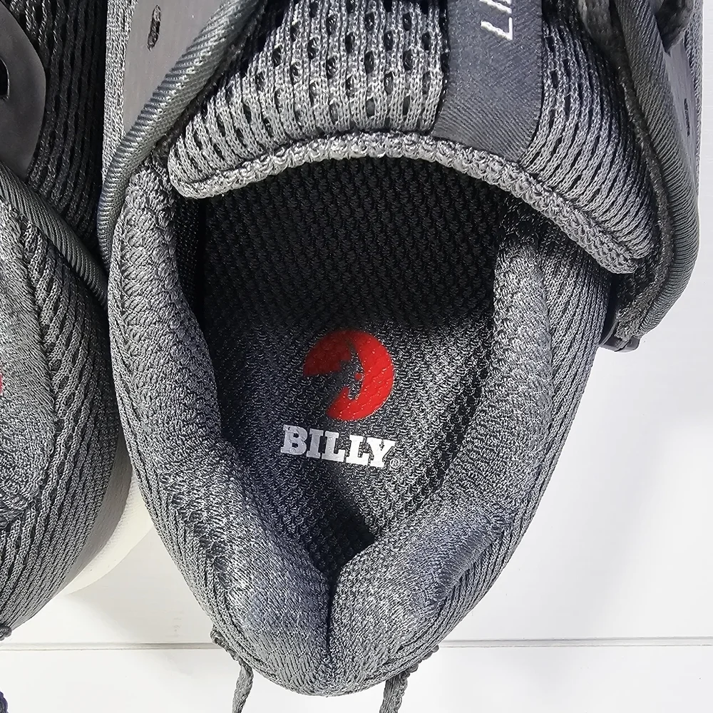 NWOB BILLY Footwear Full Wrap Zip Men Charcoal BILLY Limitless Sneakers Size 5M